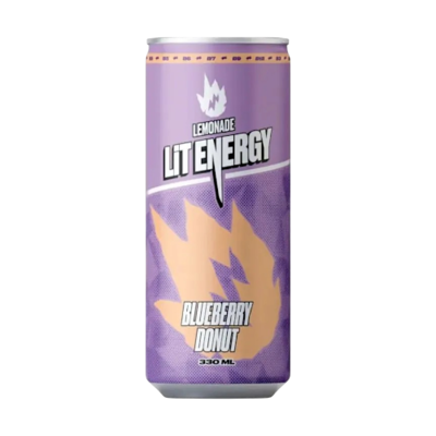 LIT Напиток энергетический BLUEBERRY DONUT 0,33л ж/б