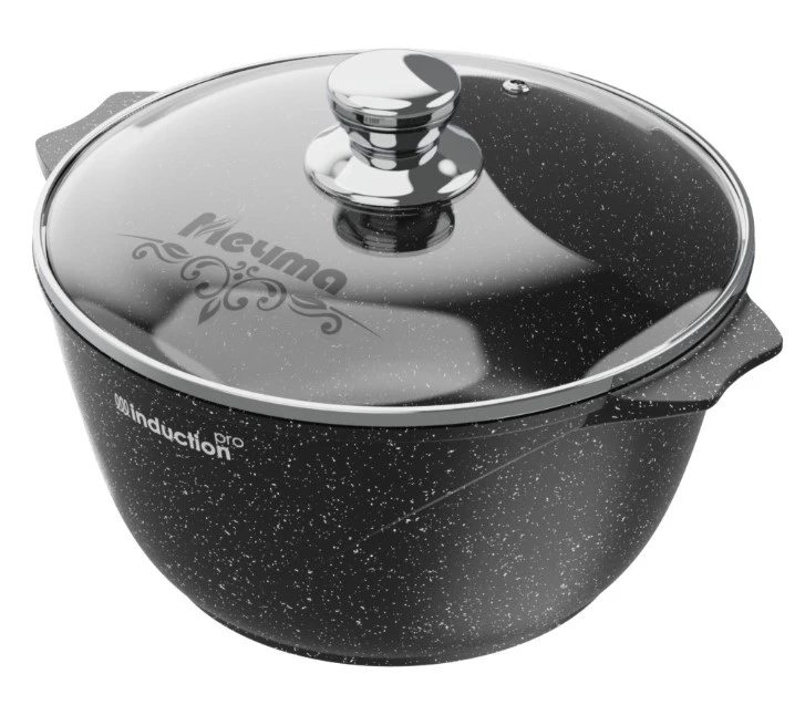 Кастрюля Мечта Гранит 4 л а/п Blaсk Induction Pro ст/кр 44802И