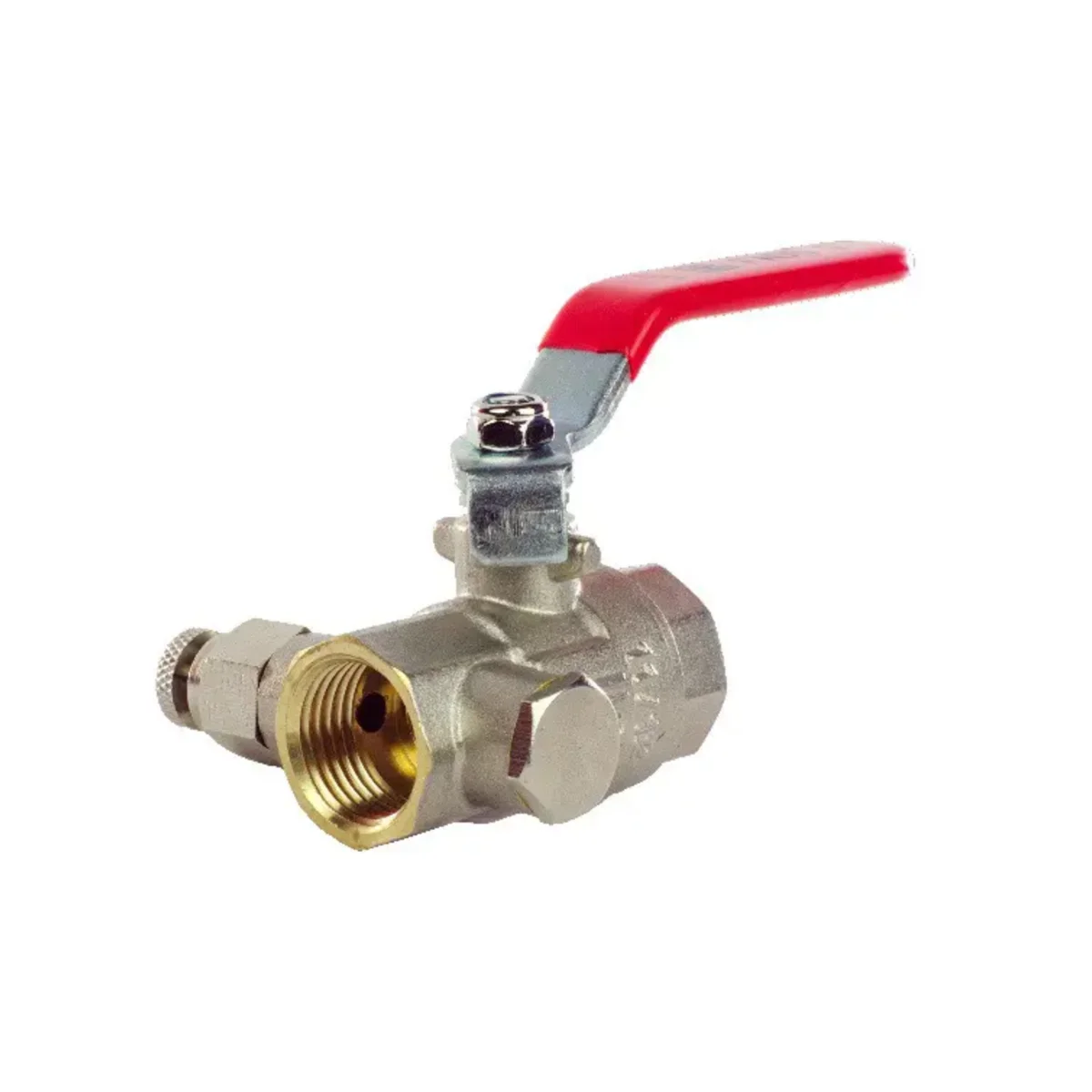 Кран шаровый FADO со спускником 15 1/2" ВВ арт.KS01