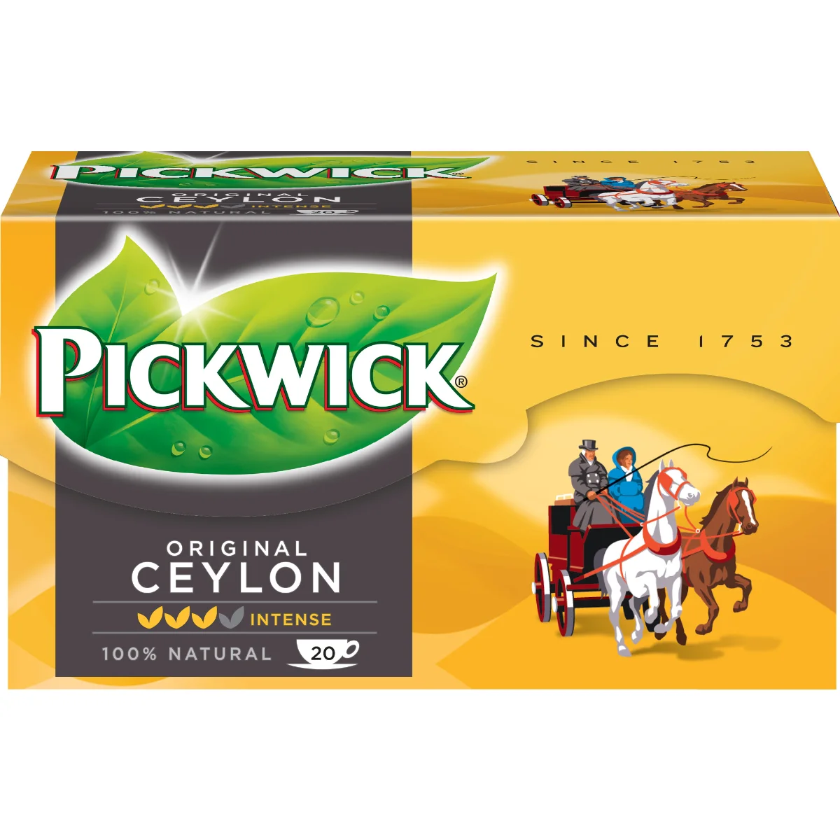 Чай пакетированный черный ORIGINAL CEYLON  Pickwick 40г(20x2Г)