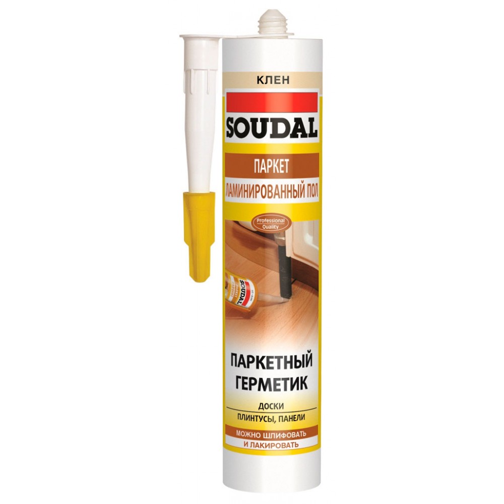 Герметик SOUDAL паркетный акриловый клен 15*300мл
