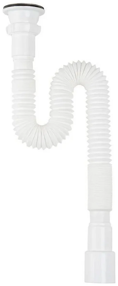 Гофрасифон Aquant F213-55-MR   1 1/4"x40/50 удл с мет решеткой