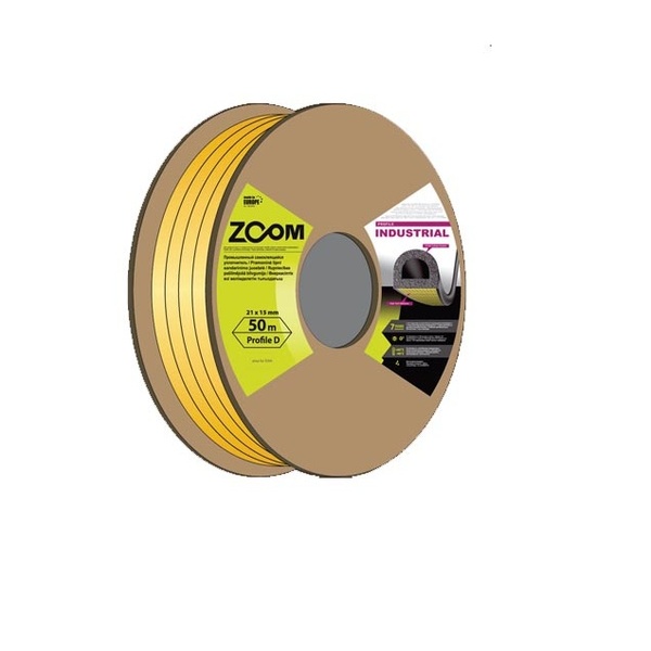 Уплотнитель ZOOM CLASSIC P 100(2*50)м коричневый