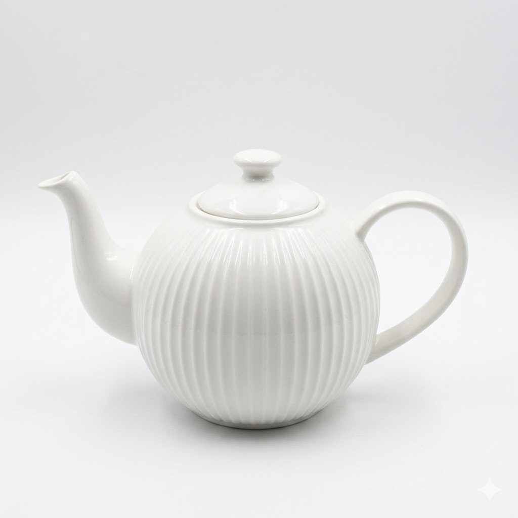 Чайник DH Stripe 1 л белый классический BW22-16