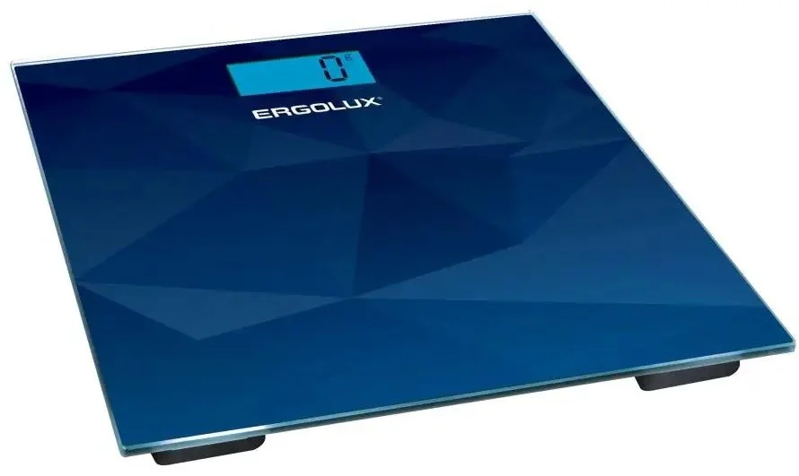 Весы напольные ERGOLUX ELX-SB03-С45 180кг абстракция синяя