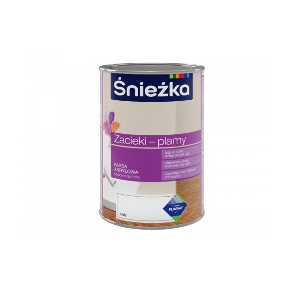 Эмаль Sniezka, Подтеки-Пятна 1л
