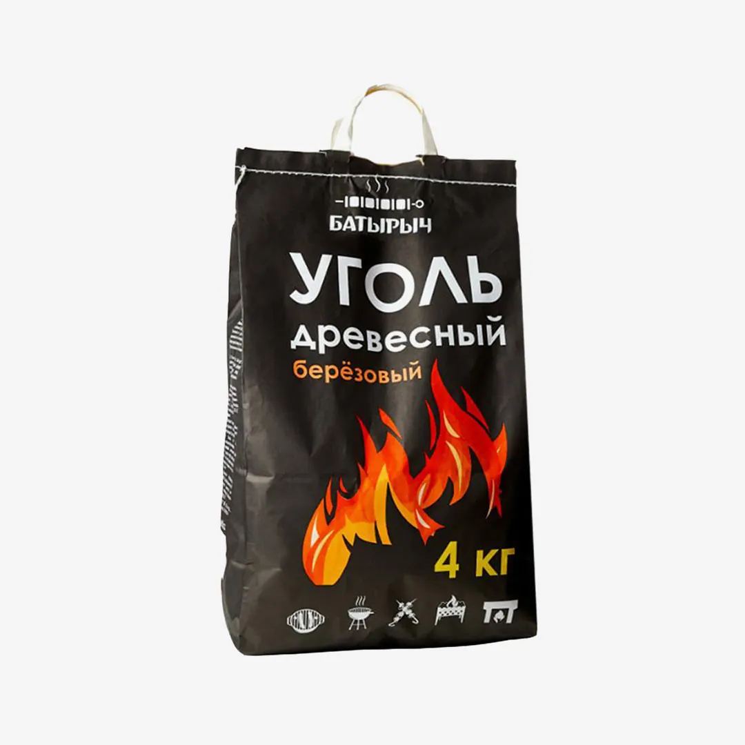 Уголь берёзовый Батырыч 4кг