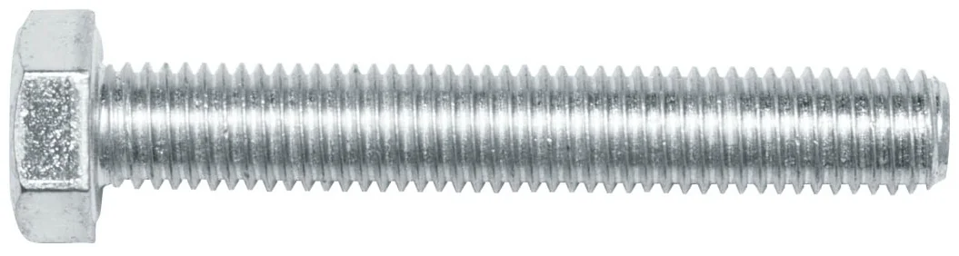 Болт М6х40 мм шестигр., цинк, кл.пр. 5.8, DIN 933 (10 шт в зип-локе) STARFIX