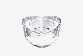 Подсвечник стеклянный TANGSON прозрачный Сердце 8,5х8х4,2 см CH134