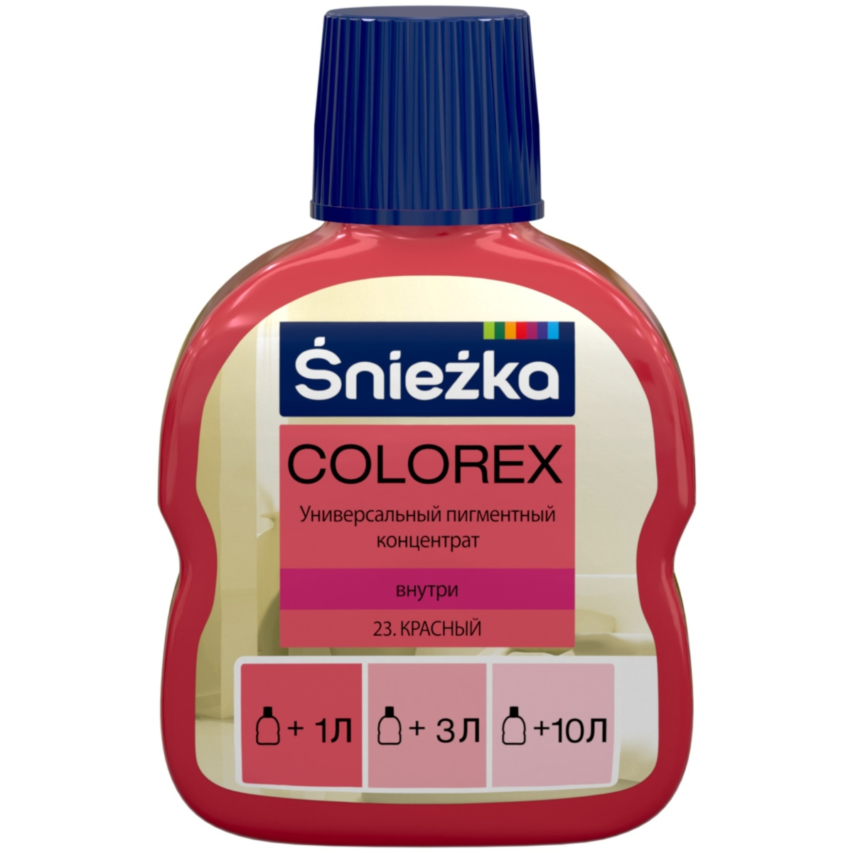 Колер SNIEZKA Colorex №23 красный 100 мл