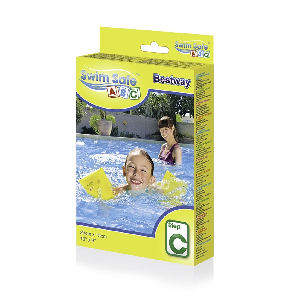 Нарукавники Bestway для плавания 25х15 см 3-6 лет ступень С 32033