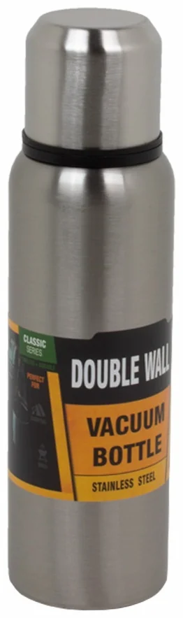 Термос Double Wall 1000 мл, серебристый TN-616-1000 CN