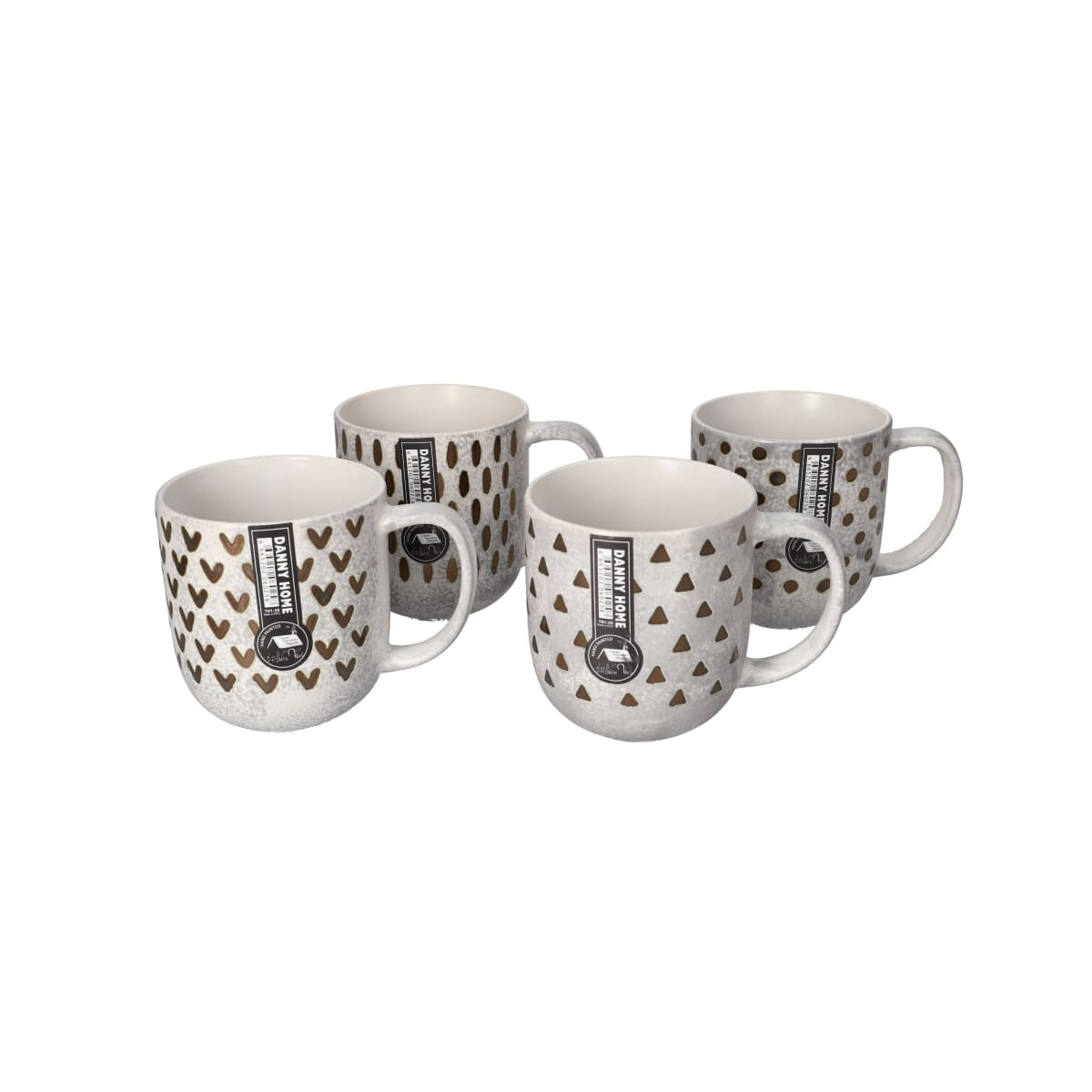 Кружка DH Polka-Dot 400мл 4 вида в ассорт T01-35