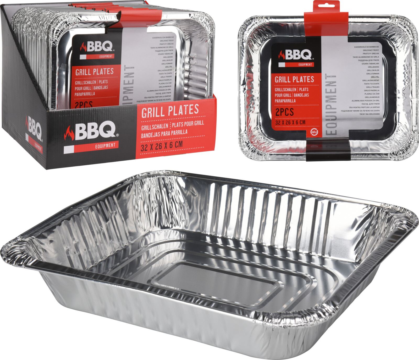 Набор алюминевых форм BBQ 2 шт DV5300120 К