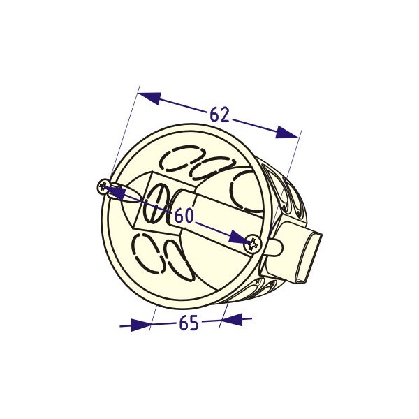 KSC 11-202 Коробка с/у 62*65