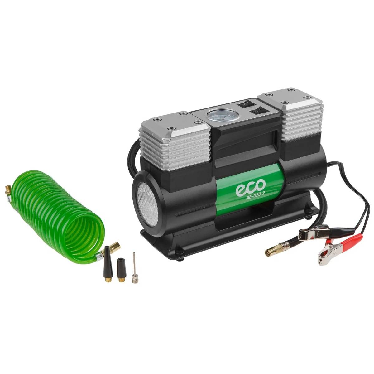 Компрессор автомобильный ECO AE-028-2, арт.AE-028-2