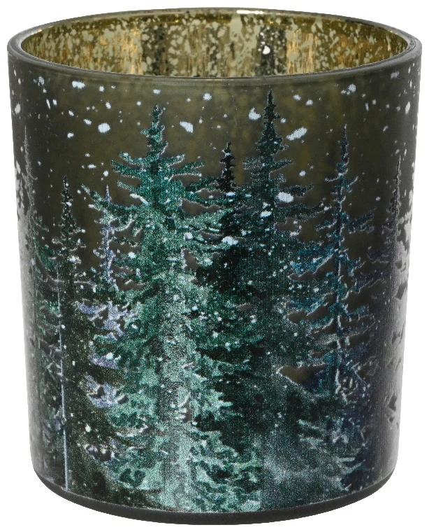 Подсвечник Decoris Елочки 7,3х8 см 708140 Kmg