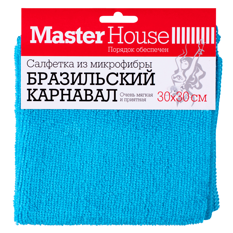 Салфетка Бразильский карнавал из микрофибры 30x30 см 60154