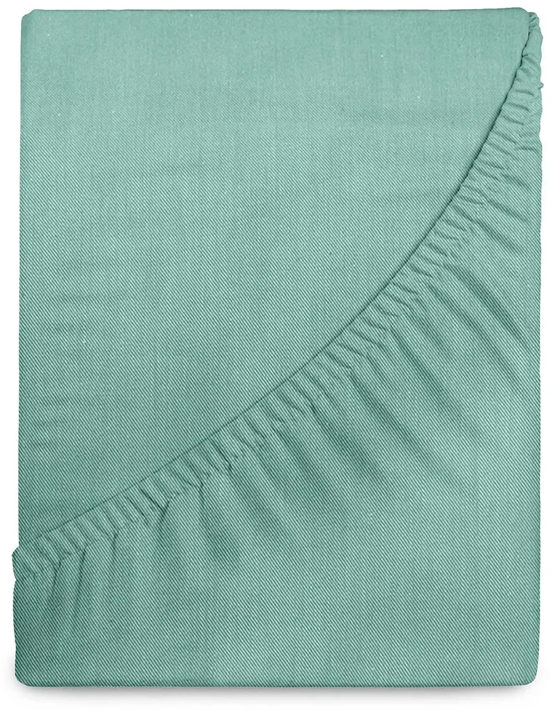 Простыня Verossa Melange на резинке 160х200х30см борт 30 Emerald 927217