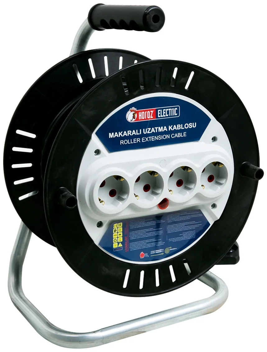 Удлинитель на катушке Horoz Electric (310.040.101) 40м  3*1.5