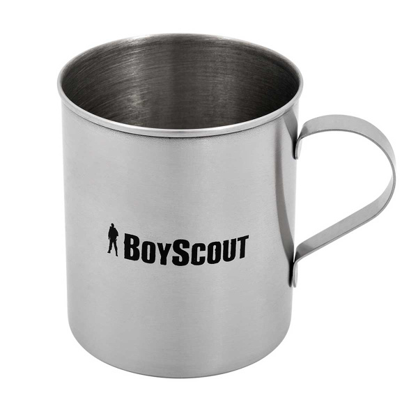 Кружка туристическая BOYSCOUT 400 мл нерж.сталь 61156