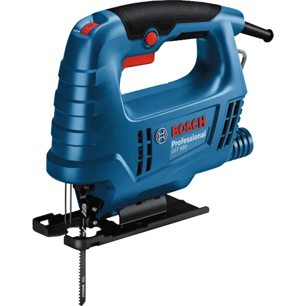 Пила лобзиковая Bosch GST 680 с комплектующими (полотно,защитная накладка,ключ)