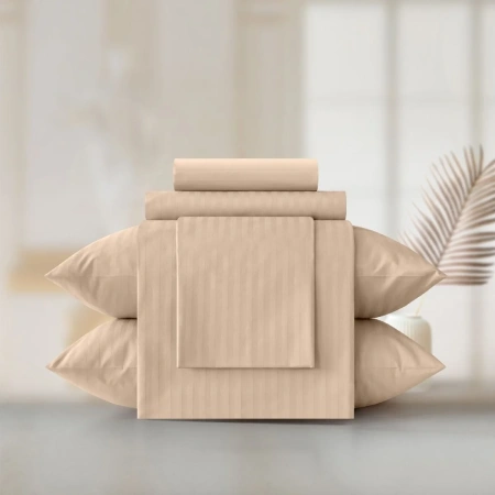 Комплект постельного белья Verossa Stripe Bronze 1,5 сп нав 70х70х2шт 747391