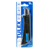Нож TULEX "HEAVY DUTY" 8112018 с автоблокировкой, двухкомпонентный корпус, сегмент. лезвие SK5, 18мм