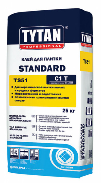 Tytan клей плиточный STANDARD (25кг)
