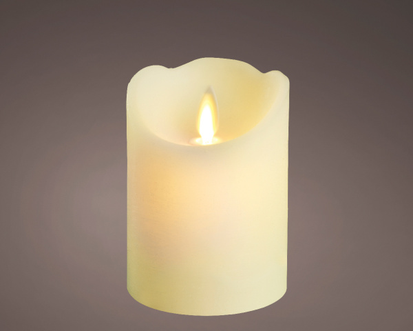 Свеча искусственная Lumineo LED Н10 см cream/warm white 480613 Kmg