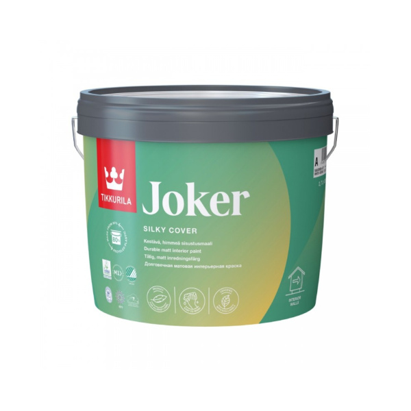 Краска интерьерная моющаяся JOKER A мат 9л