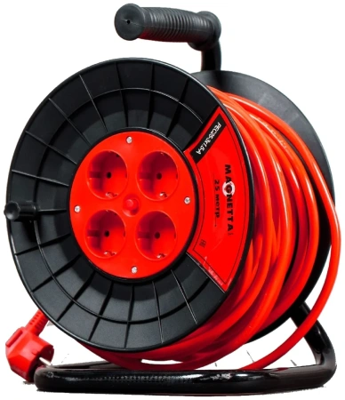 Удлинитель Magnetta, PEC25-3X1.5-A,  1.5мм 25м