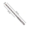 Бур по бетону, двойная спираль, Cobalt W-tip, 8x160 мм, SDS PLUS// Denzel