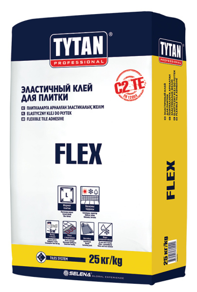 Tytan клей эластичный для плитки FLEX TS54 (25кг)