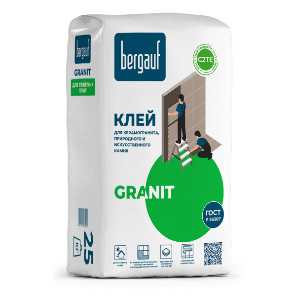 Bergauf Клей для керамогранита Granit , 25кг