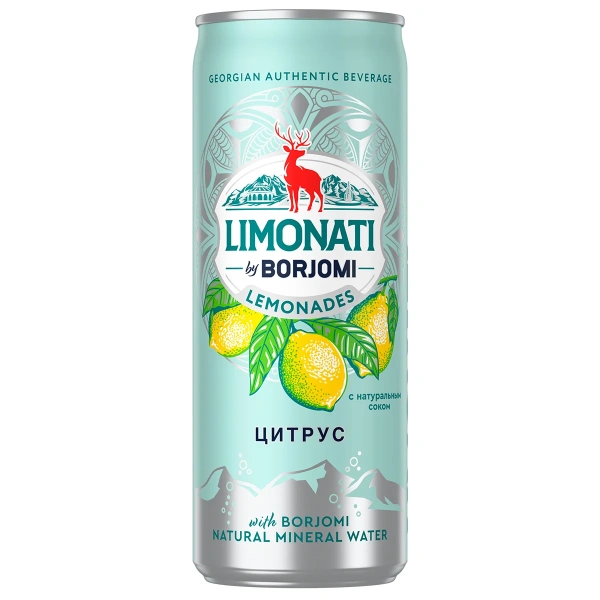 Borjomi by Limonati Лимонад Цитрус 0,33л