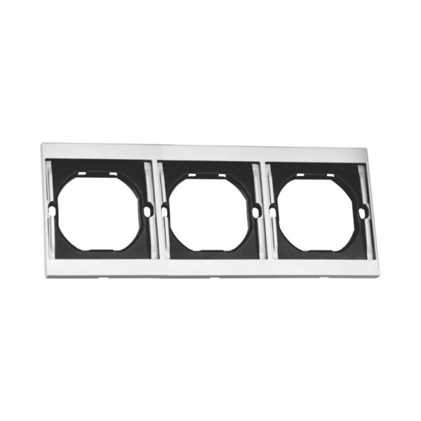 Рамка 3-ная QUATTRO ARCTIC WHITE UNIT (10)