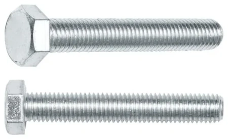 Болт М5х12 мм шестигр., цинк, кл.пр. 5.8, DIN 933 (25 шт в зип-локе) STARFIX