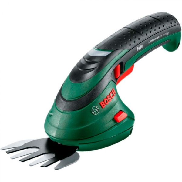 Ножницы садовые аккумуляторные Bosch ISIO + насадка для травы, штанга (0600833109)