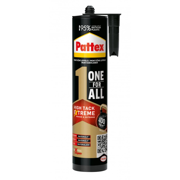 Клей монтажный Pattex one for all, Белый, 440г