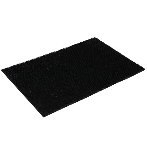 Коврик 45*60 см ТРАВКА  на противоскользящей  основе черный  VORTEX/20