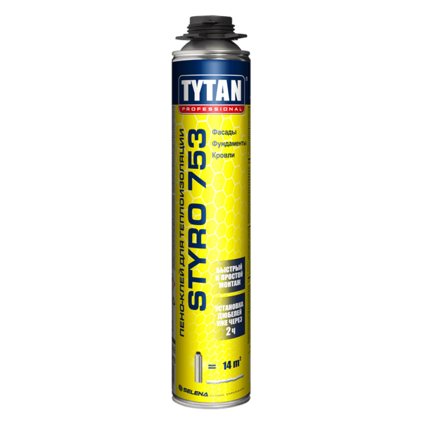 Клей Tytan STYRO 750мл для пенополистирола 753