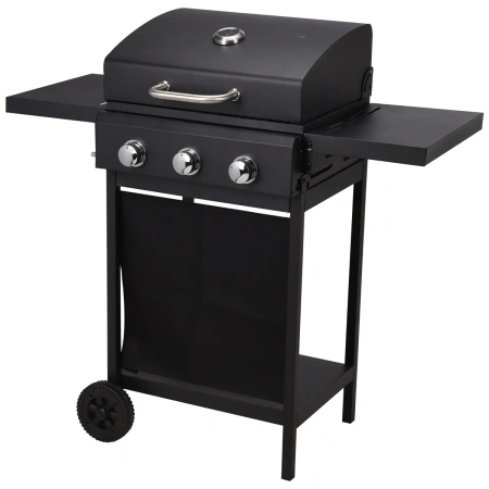 Барбекю газовый BBQ площадь приготовления 48х38 см 3 конфорки по 2,8 кВт X88000020 К