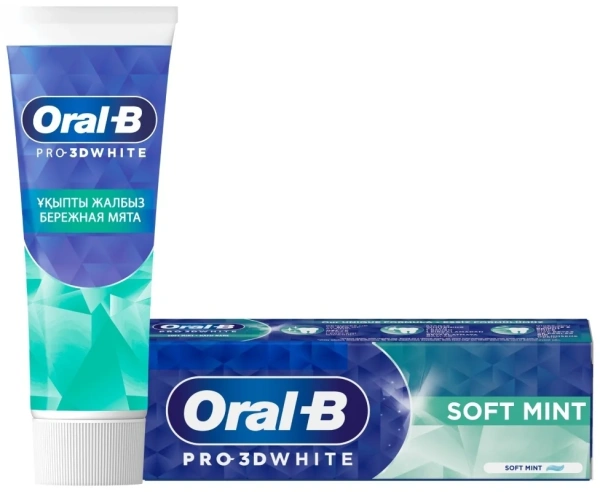 Паста зубная Oral-B Pro-3D White Бережная Мята 75мл