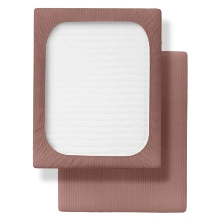 Простыня на резинке Verossa Stripe Ash 160х200 см борт 30 см 784502