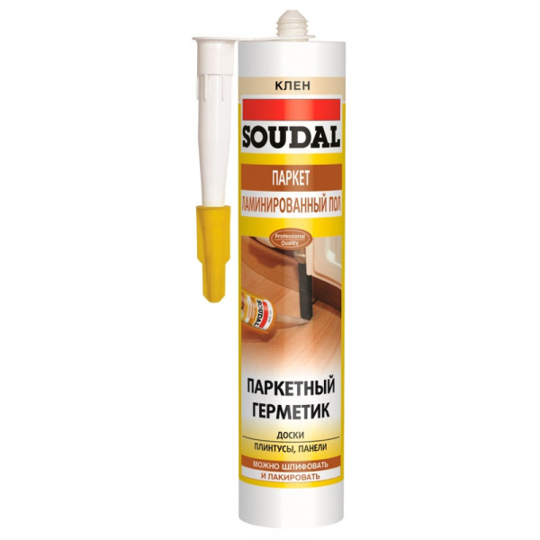 Герметик SOUDAL паркетный акриловый клен 15*300мл
