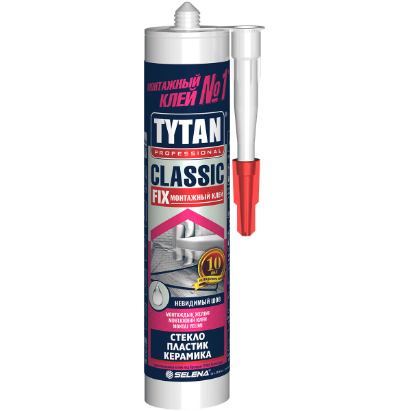 Клей Tytan CLASSIC FIX 310мл монтажный бесцветный
