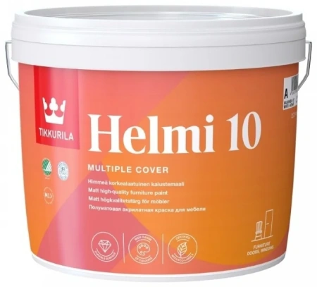 Краска для мебели HELMI 10 A мат 2,7л