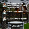 Графитовая Грунт-Эмаль по ржавчине "DALI" 0,75 л -черный