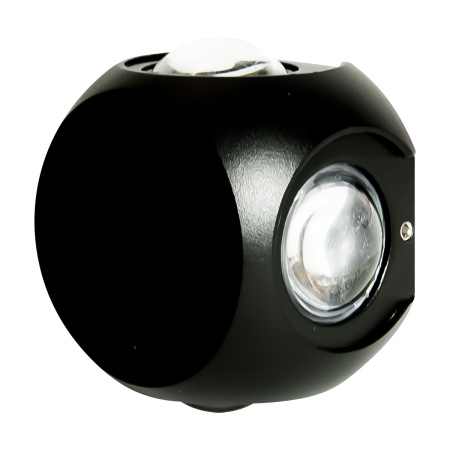Светильник настенный  LED DF2276/4SF 4W.3000K черный 65*65мм